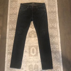 7 for all mankind dark wash slim straight “Paxtyn”